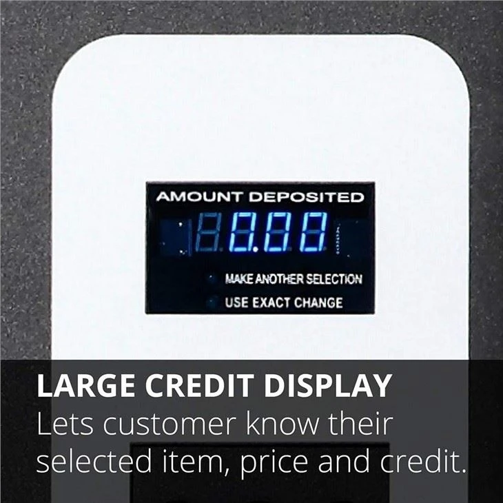 school supply vending machine message screen